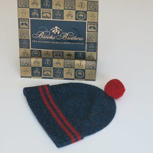Brooks Brothers Unisex Red & Blue Hat with Gift Bag Brand New